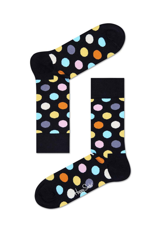 Light Gray זוג גרביים בהדפס נקודות HAPPY SOCKS