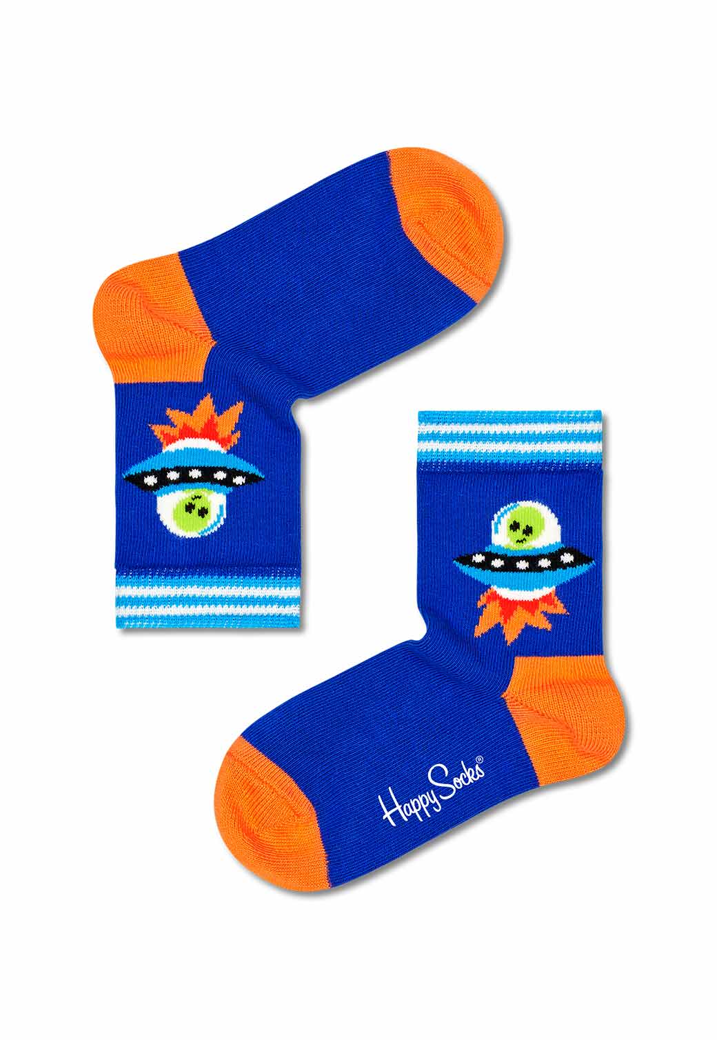 Dark Blue מארז גרביים בהדפס צבעוני 4 זוגות | ילדים HAPPY SOCKS