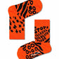 Orange Red מארז גרביים 4 זוגות WWF | ילדים HAPPY SOCKS