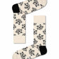 Antique White מארז גרביים חתול וכלב | 2 זוגות HAPPY SOCKS