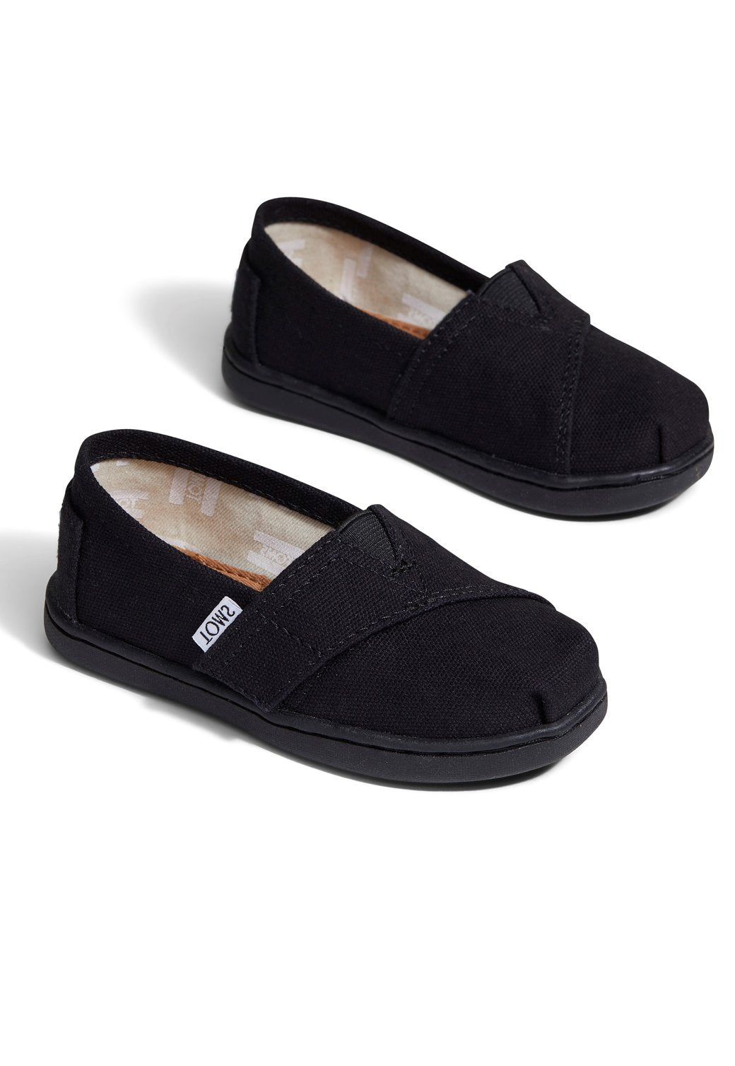 Black נעלי בד עם סקוץ' | ילדים TOMS