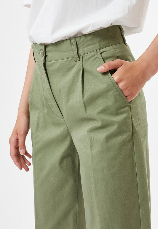 Slate Gray מכנסיים ארוכים גזרה גבוהה MINIMUM