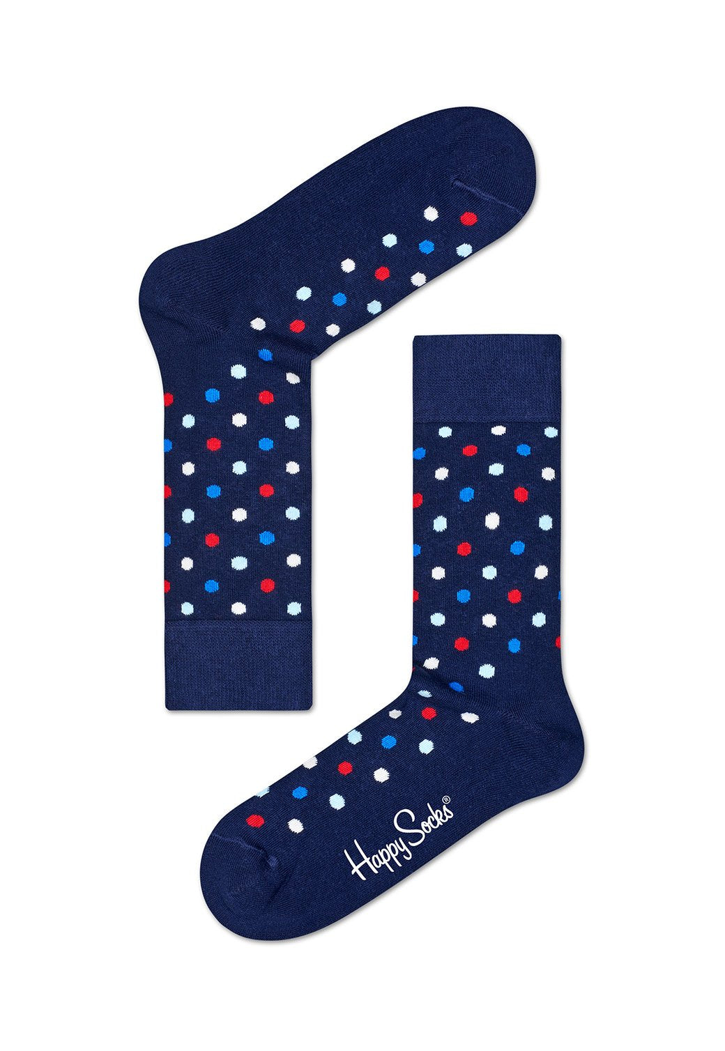 Midnight Blue זוג גרביים בהדפס נקודות HAPPY SOCKS